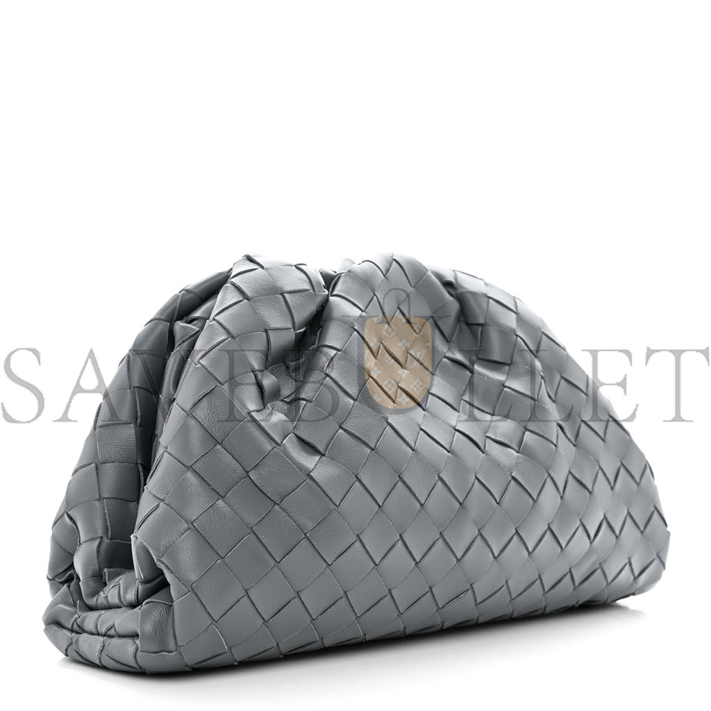 bo*te*ga Ve*ne*ta nappa intrecciato teen pouch thunder (30*17*8cm)